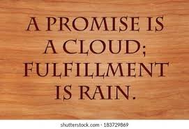 From Promise to Fulfilment”