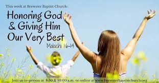 Honouring God with the First and Best